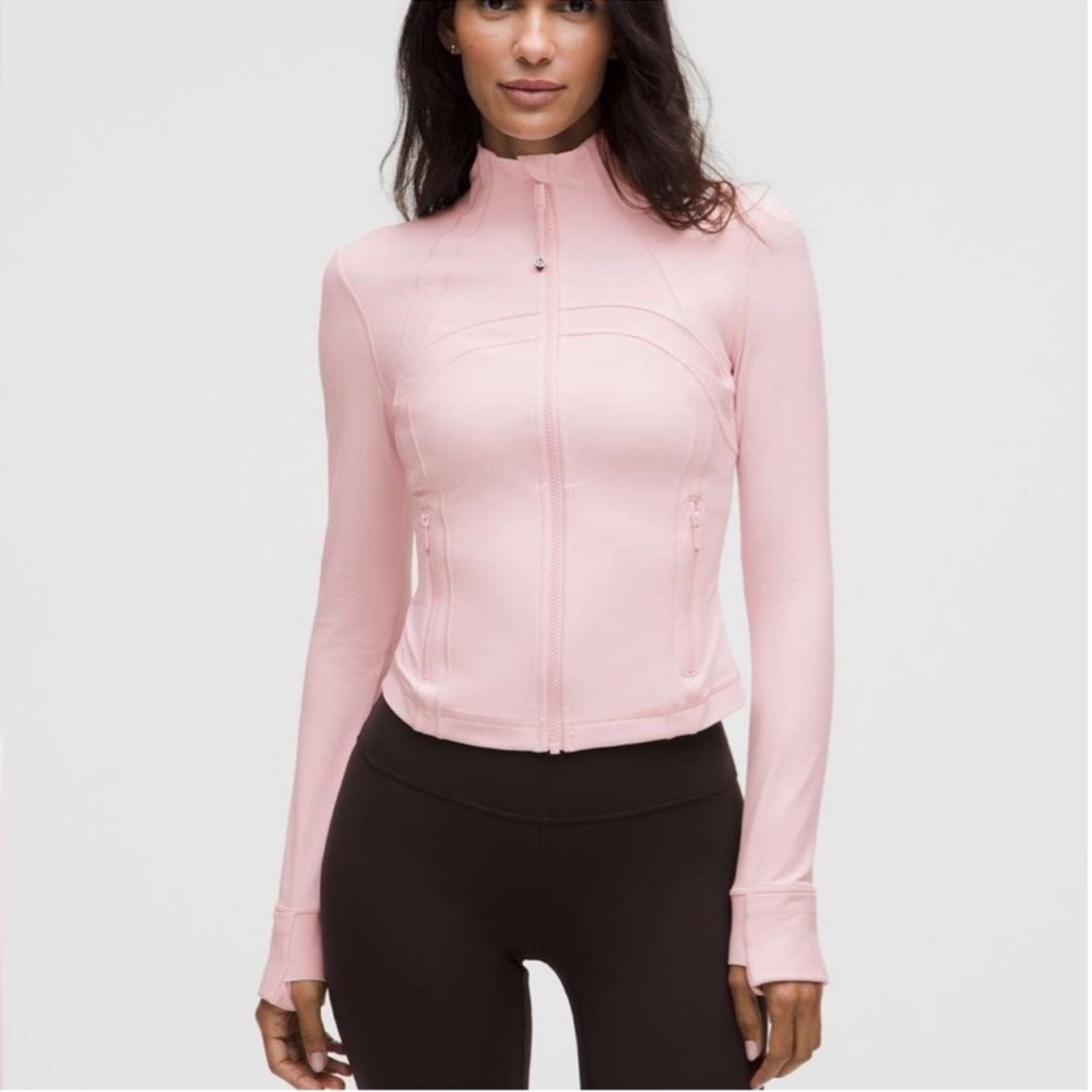 Lululemon Cropped Define Jacket in Blissful Pink
